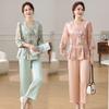 Mom's Stylish Summer 2026 Two-Piece Set: Elegant & Dignified Top for Middle-Aged & Elderly Women