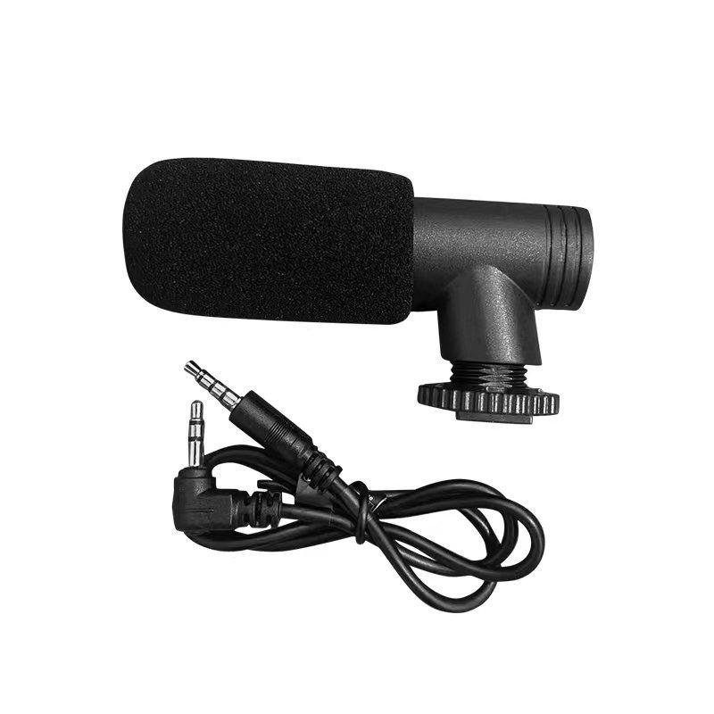 Gun-Shaped Microphone for DSLR: Noise-Reducing Audio Pickup for Live Video Recording, Interviews, and 3.5mm Interface