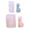 3D Alpacas Candle Silicone Moulds Animal Resin Castings Molds DIY Baking Molds Scented Candle Molds Home Decorations