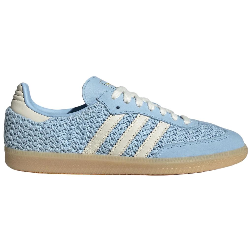 adidas Samba OG Clear Sky Off White Women Sneakers Blue Off-White Gum LA7814