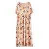 Short sleeve Plus size cotton vintage Plaid floral new in dresses for women casual loose long summer dress