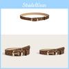 Simple Chic Womens Denim Belt With Gold Eggshaped Buckle For Casual And Work Looks