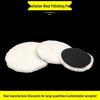 Wool Polishing Pad & Waxing Disc Set - Self-Adhesive Imitation Wool Cleaning Sponge