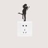 A Couple In Love Embrace The Bedroom Living Room Entrance Switch and Stick Home Beautification and Decoration Wall Stickers