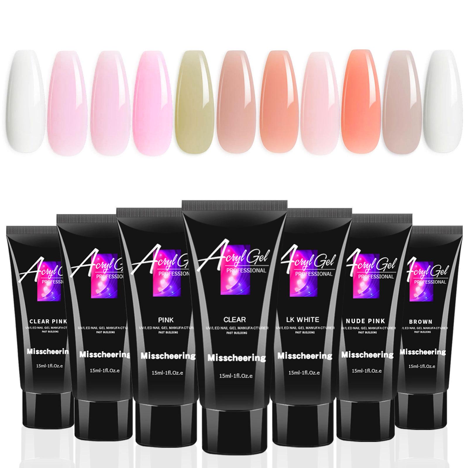 

15ml UV Gel Quick Nail Extension for Cross-border Use Painless Extension Gel