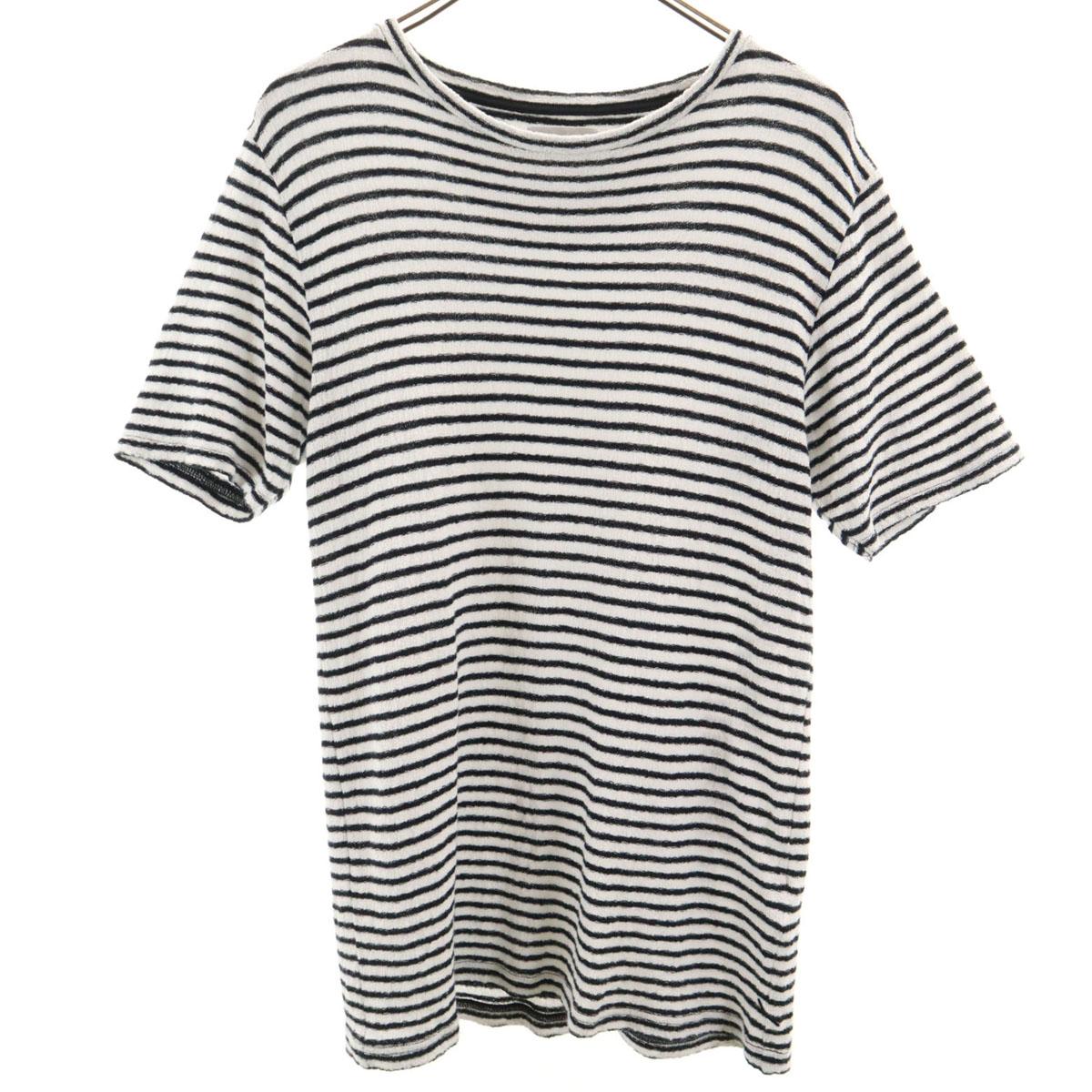 

СУББОТЫ НЬЮ-ЙОРК СДЕЛАНО В США бордюр Короткий рукав Крой S махровый ворс Женщины Б/у