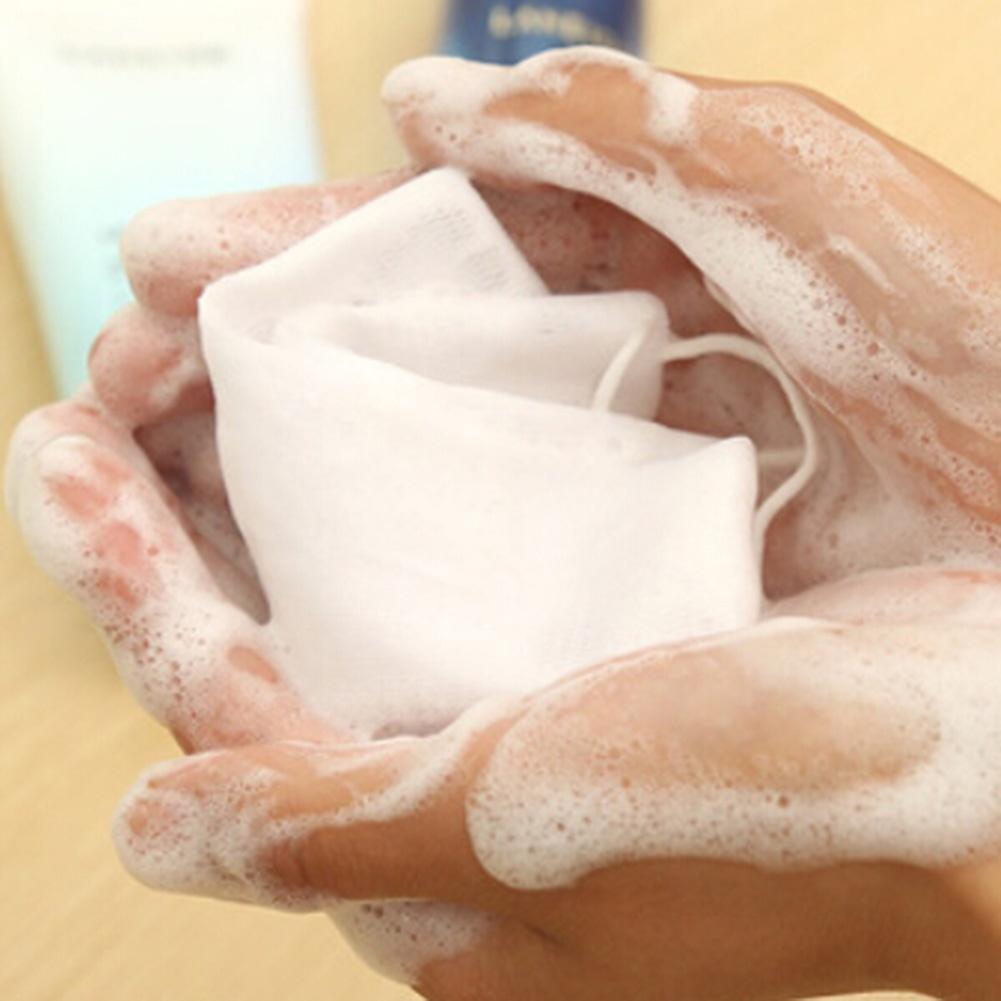 White Soap Bubble Net Bag