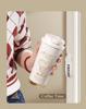 Lily High-Value Thermos Mug with Straw for Students - Large Capacity for Coffee & Water