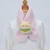 Cute Cartoon Panda Plush Scarf for Kids - Windproof & Thickened Winter Neck Warmer