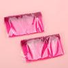 200 Pcs Disposable Eyelash Brushes Mascara Wands for Eye Lashes Extension Eyebrow and Makeup, Hotpink