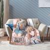 Japan Anime Marin Kitagawa Accessories Blanket Super Soft Cozy Throw Blankets for Sofa 50x60 Inches Multiple Sizes Bedspread