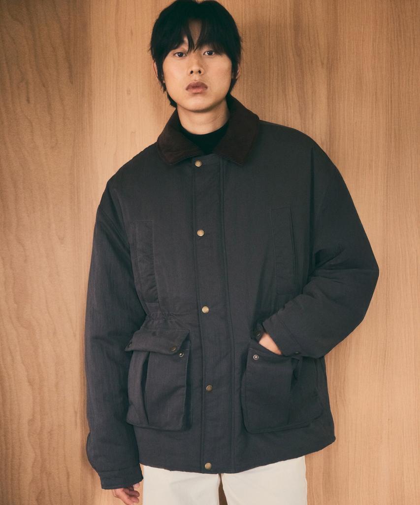 Wednesday Oasis [Atelier Edition] Heritage Padded Jacket_Charcoal(Wc25-Ot06)