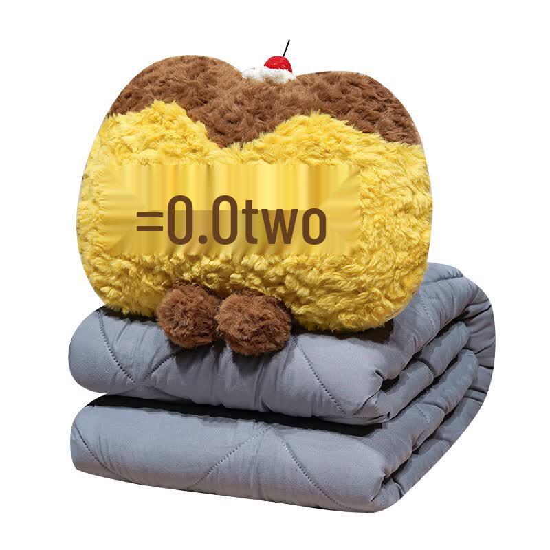 

Pudding Cat Plush 2-in-1 Pillow & Quilt