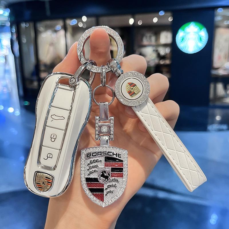 For Porsche Key Case Paramela Panamera Cayenne Buckle Macan911 Case