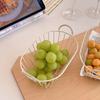 Nordic Style Multi-functional Desktop Storage Basket Retro Iron Art Snack & Fruit Tray