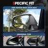 VEHICODE Side Mirror Rain Guards Car Accessories for Toyota RAV4 2019-2024 2023 2022 2021 2020 Rainproof Visor Rear View Mirror Cover Cap Eyebrow