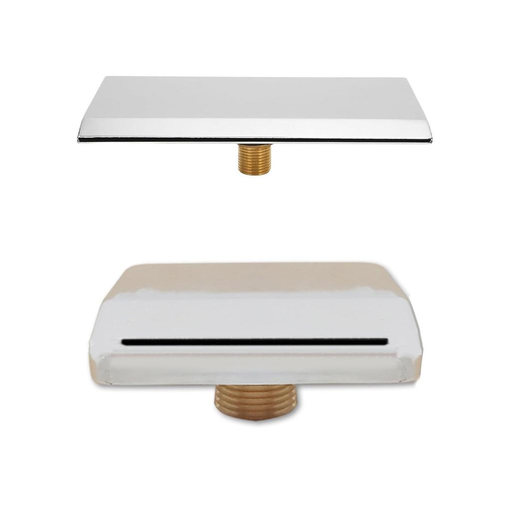 Stainless Steel Pool Bathtub Waterfall Tub Spout Wall Mounted Waterfall Water Outlet Nozzle Pool Waterfall Fount