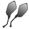 Pair of Motorcycle Modification   Rearview Wing Mirror Motorbike Accessory Black
