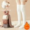 Winter Warm Socks Thickened Coral Fleece Over-knee High Socks Women Thermal Soft Leg Cover Outdoor Thigh High Long Stocking