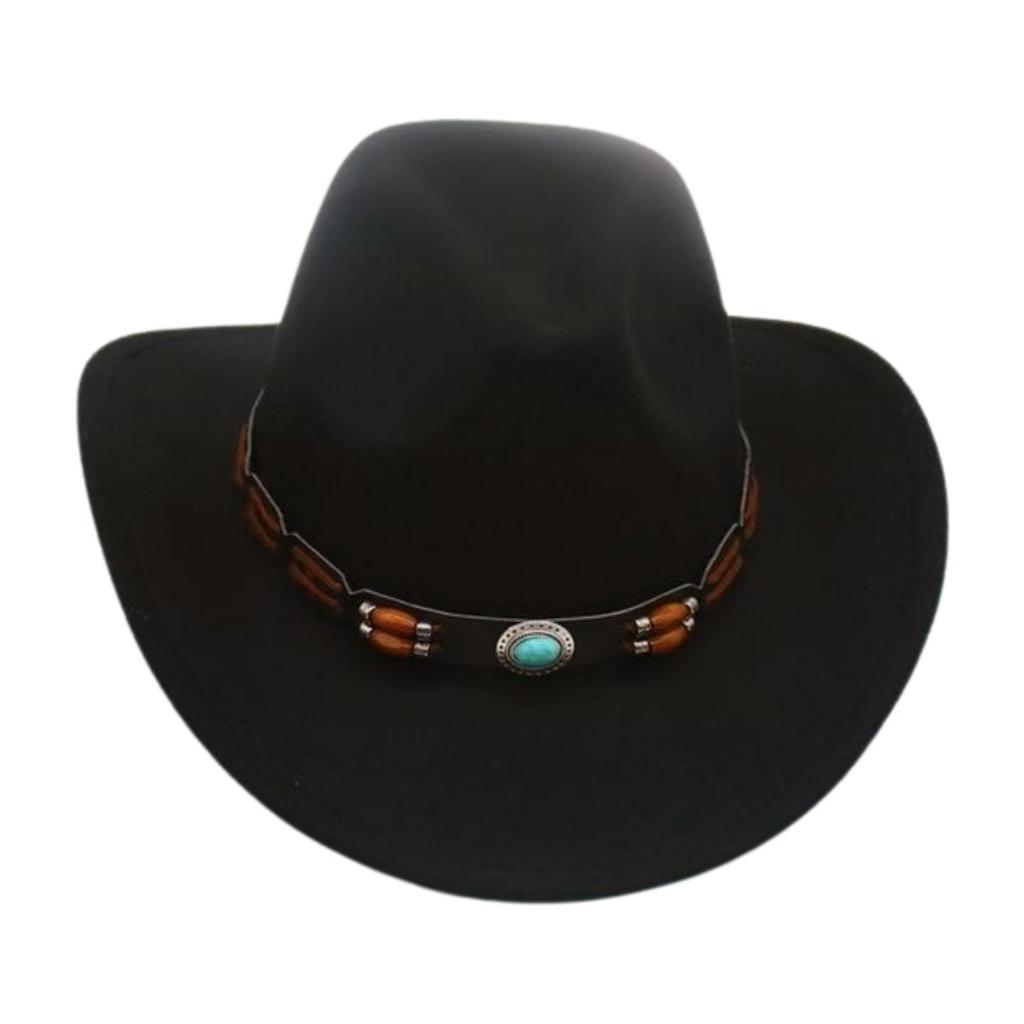 British Style Cowboy Hat Men And Women High Sense Ethnic Style Tibetan Knight Hat