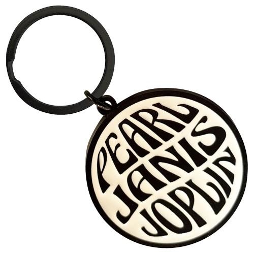 Janis Joplin Pearl Emblem Keyring