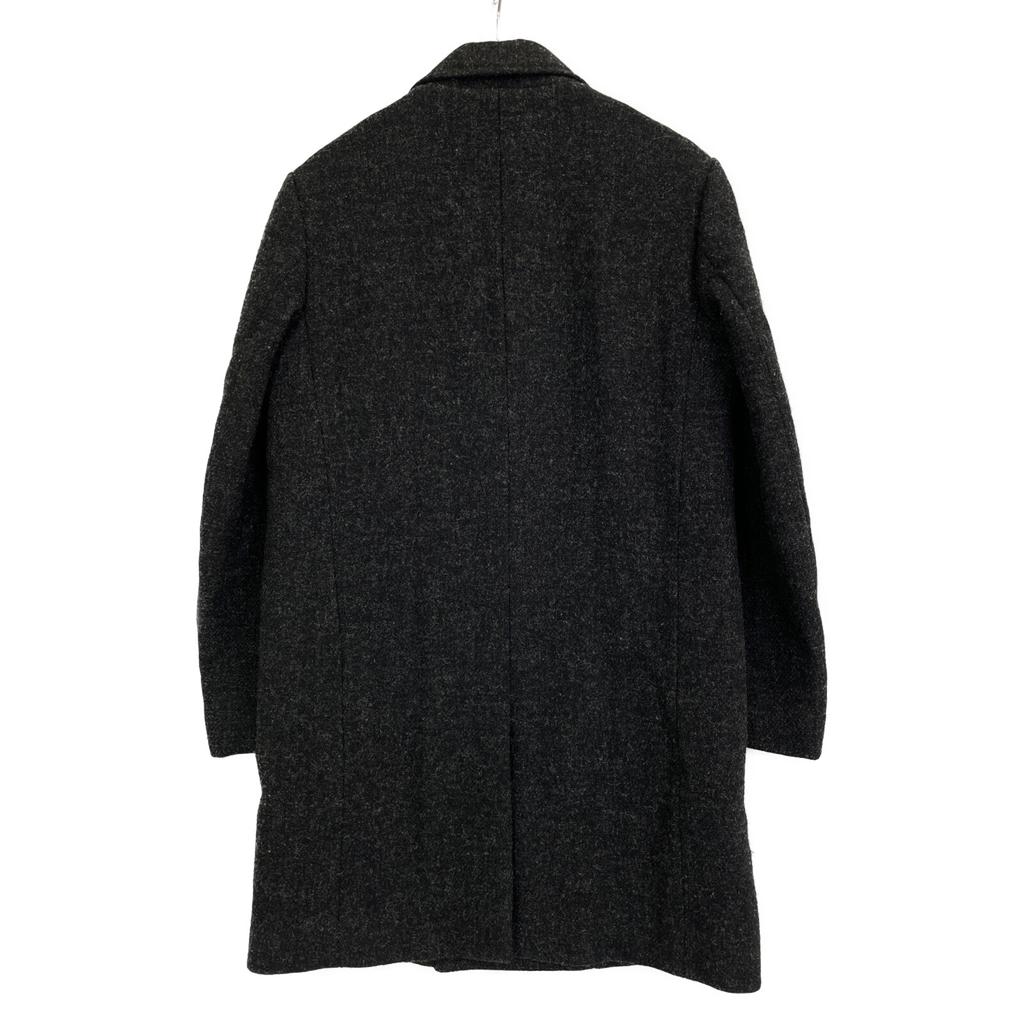 A.P.C. Charcoal Harris Tweet Double Coat coat XS grayUsed