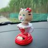 Car Dash Decorations Solar Powered Cute Figurines Car Dashboard Figurines Kitten Decorations For Automotive Interior Sedan Truck