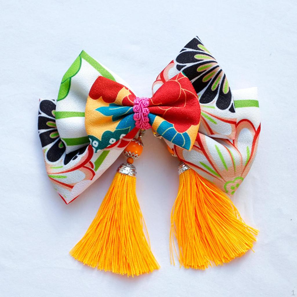 Bowknot Tassel Hair Accessories Antique Decorative Clip Traditional Hairpin