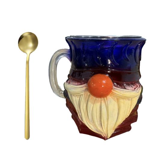 Obrázková kniha Hrnek 3D Kniha Stohovací Hrnek Ručně Kreslený Literární Hrnek na Kávu pro Milovníky Knih Učitele Knihovníky