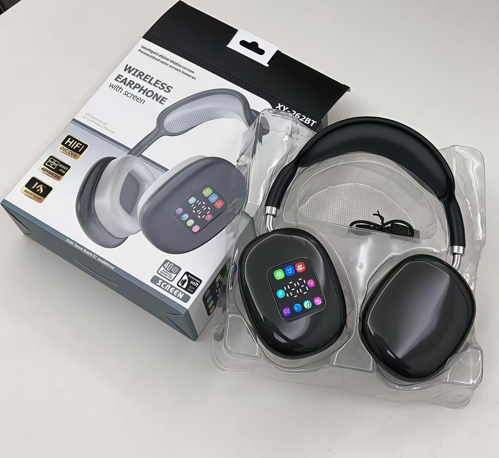 2025 P9 MAX Over-Ear Bluetooth-Headset mit Digitalanzeige & Verlängerter Standby-Zeit