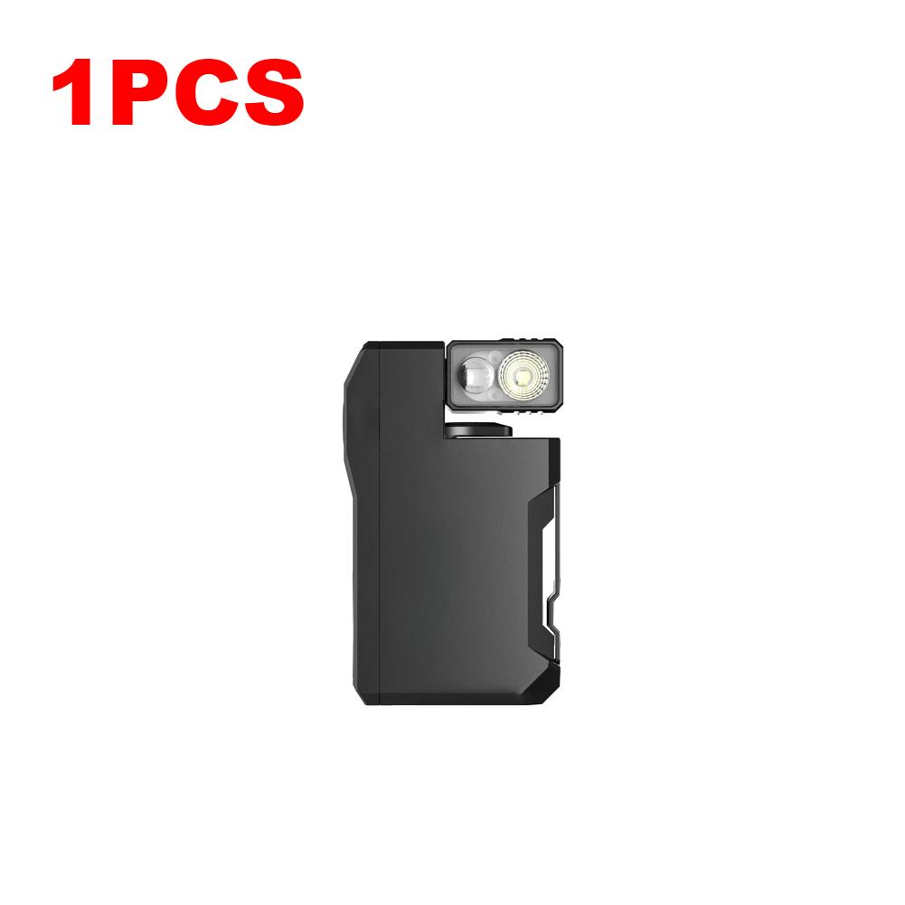 Mini Flashlight LED Rechargeable Compact Torch Camping Lighting Flexible 180° Rotatable Head And Clip Outdoor Emergency Torchs