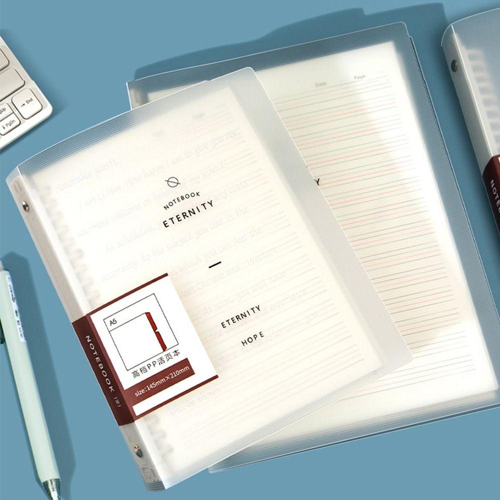Detachable Binder Notepad Three Styles Inner Pages Writing Memo Pad Diary Book School Office