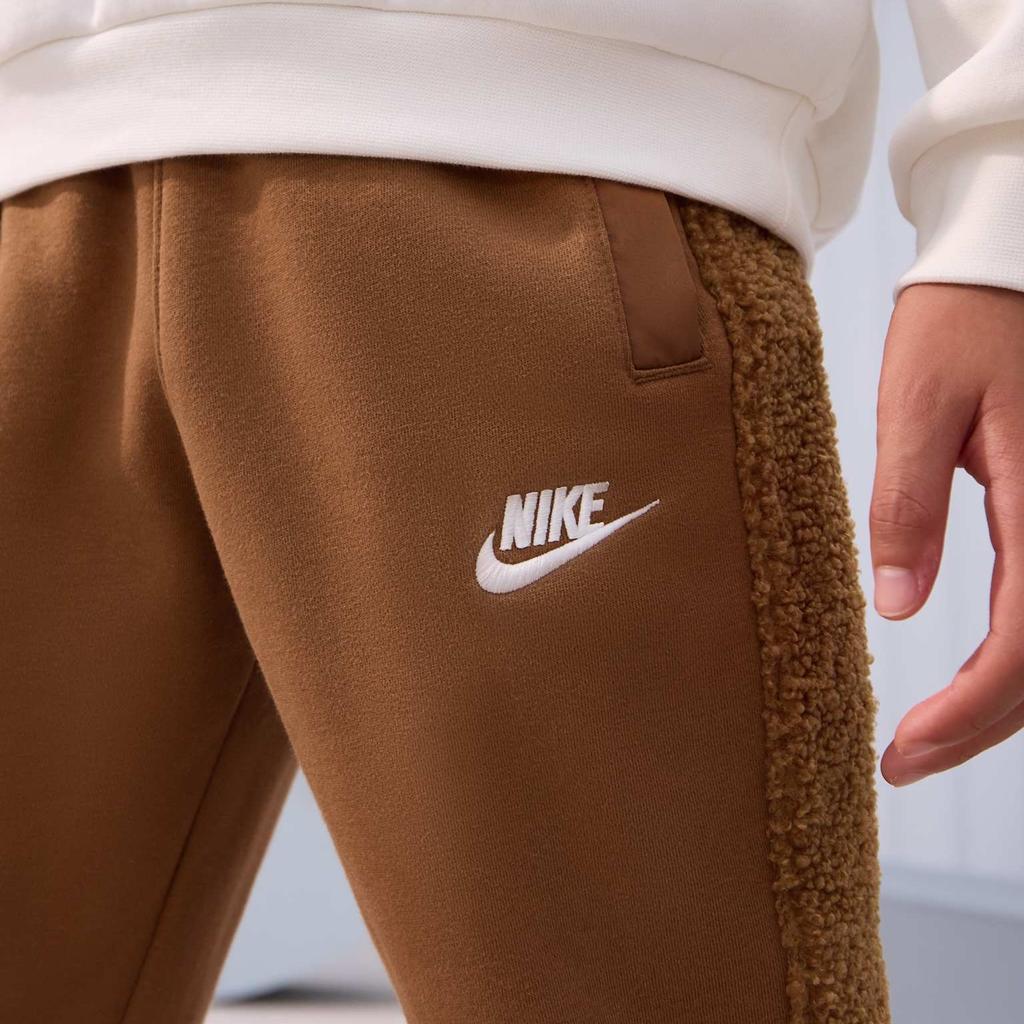 Nike Knitted Sweatpants Club Light British Umber Teenagers Kids' HQ4884-281