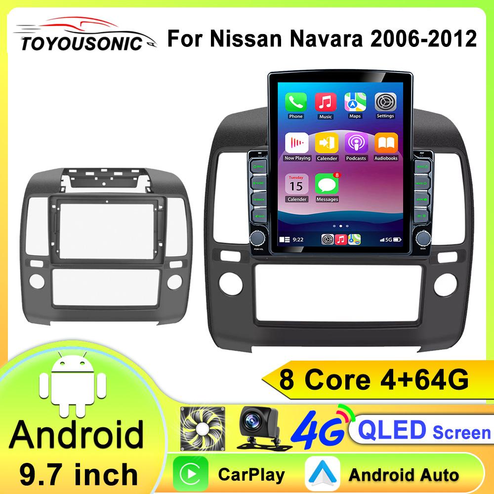 Car Radio For NISSAN NAVARA 2006 2007 2008 2009-2012 Multimedia Android Auto Carplay Navi GPS 4G Net Player 8+128G Screen