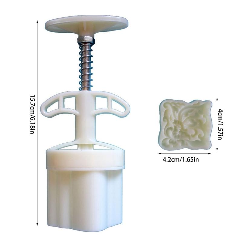 Butterfly Flower Pastries Molds Hand Pressed Mooncakes Maker Bean Pastes Cake Mould Dessert Bakewares for Cooking Lover