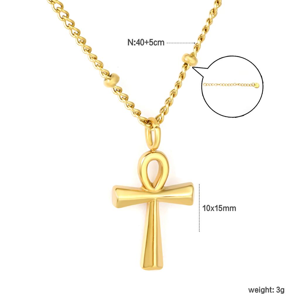 Zircon Cross Pendant Necklace Light Luxury Fashion Jewelry Gift for Women Delicate Collarbone Chain