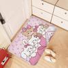 Cute Cartoon Mikko Cat Floor Mat Rectangle Anti-slip Home Soft Badmat Front Door Indoor Outdoor Mat Hotel Decor Mat