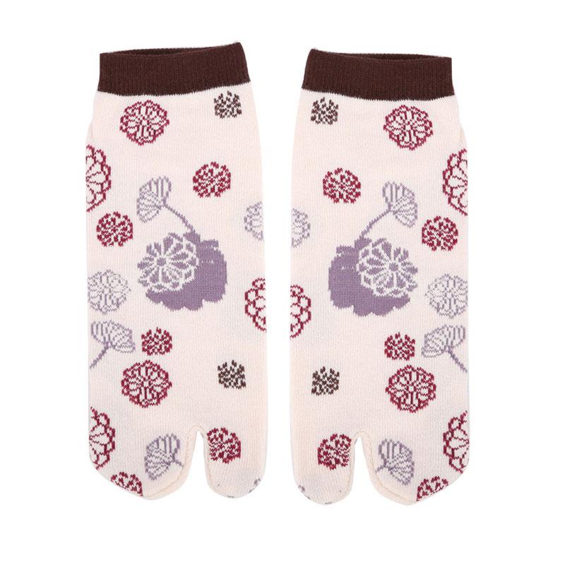 New High Quality Combed Cotton Split Toe Socks Unisex Simple Comfortable Two-Toed Socks Japanese Harajuku Men Women's Tabi Socks