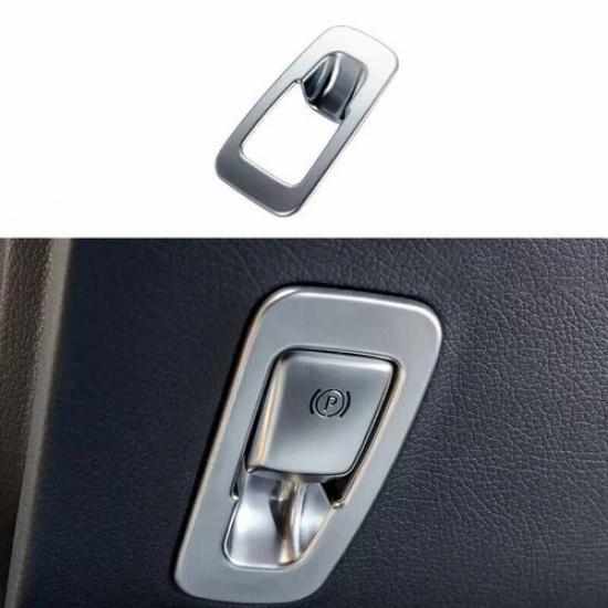 Cover Matte Silver Car Console Multimedia Emergency Button For Benz C-Class W205
