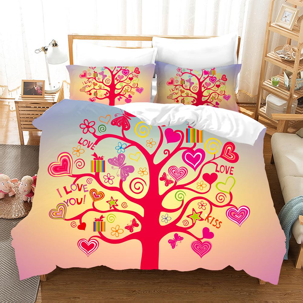 

Cute Cartoon Bears Bedding Set - Comforter, Sheets & Pillowcases in [Specific Size], Ideal for Children and Lovers (135x200cm)