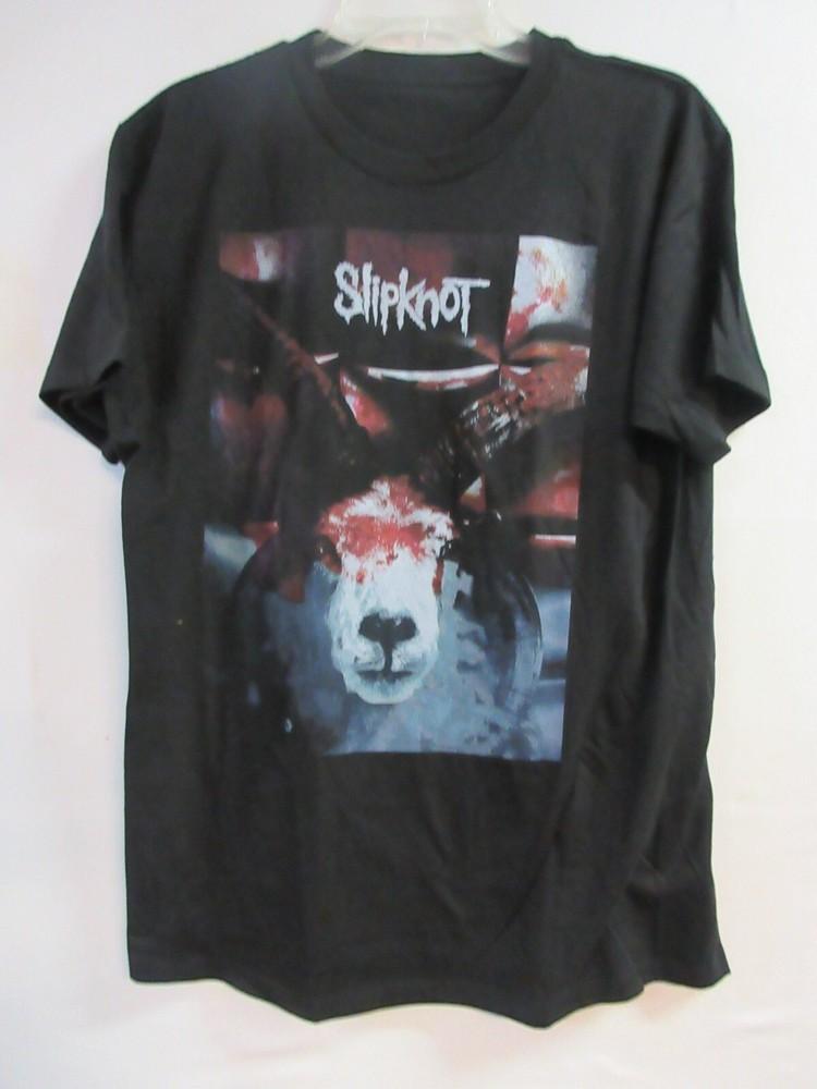 ОФИЦИАЛЬНЫЙ МЕРЧ SLIPKNOT КРОВАВЫЙ КОЗЕЛ ГРУППА КОНЦЕРТ МУЗЫКА БОЛЬШОЙ (средний) Футболка Unisex L