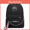 Kpop Bts Plecak Bangtan Boys Płócienny Tornister Szkolny Z Portem USB I Stylowym Designem