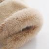 Ear Protection Bear Ears Hat Pompom Fluffy Knit Beanies Hats New Winter Hat  for Women