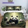 Cartoon Pattern Bedding Quilt Set Quilt Cover Pillowcase Home Decoration Birthday Gift (1 * duvet cover + 2 * pillowcase, without core)
