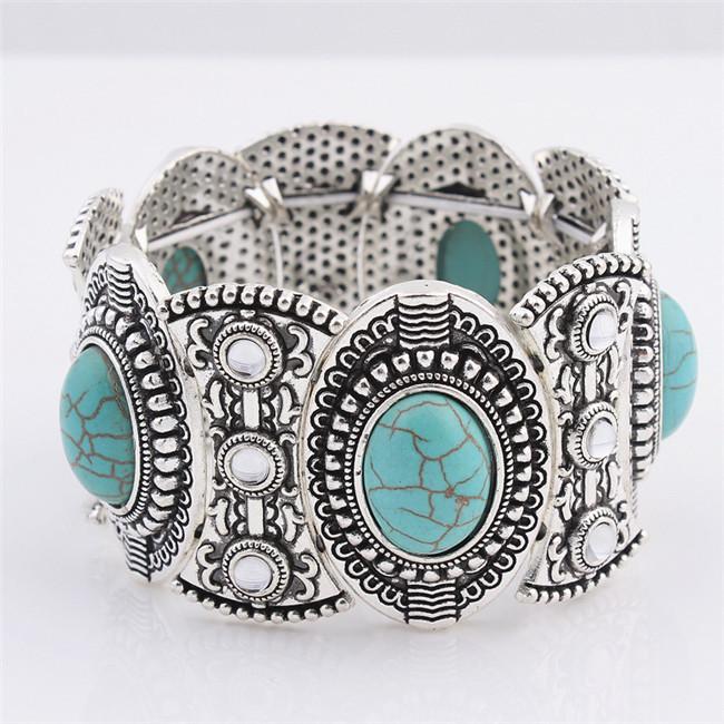 Style Bohemian Turquoise Bracelets Women Hand Jewelry Fashion Gifts Elegant