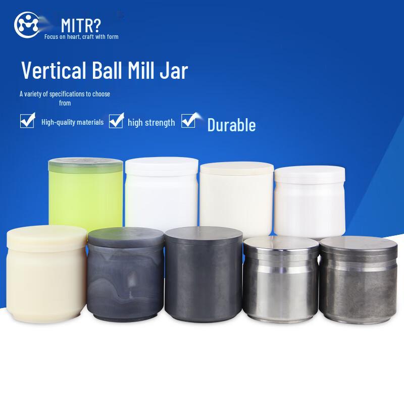 Mikki Lab Vertical Stainless Steel Ball Mill Jar 250ML