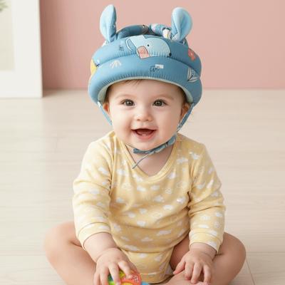 Verstelbare Schokabsorberende Helm Zachte Baby Veiligheidscrashkap Baby Hoofdbeschermingskap Binnen Spelen