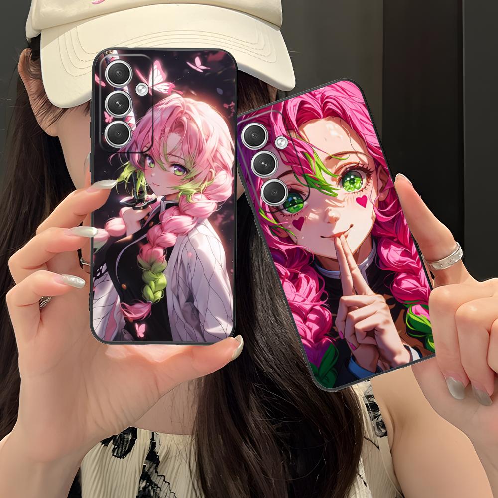 Demon Slayer Mitsuri Phone Case for Samsung Galaxy S25 S24 S23 S22 S21 S20 Note20 Plus FE Ultra Colour Protective Pretty Luxury