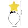 Light up Head Hoop Hair Ornament Versatile Styling Tool for Children Adults Photo Props