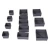 12 Piece Clothing Drawer Organizer Multifunctional Foldable Closet Drawer Organizer Bins for Sock Underwear Bra Tie